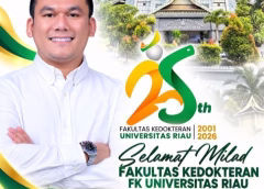 25 Tahun FK UNRI, Dr. Muhammad Maliki Sampaikan Ucapan dan Harapan