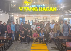 Polsek Bangko dan Insan Pers Bangun Sinergi Jelang Pilpeng Rohil